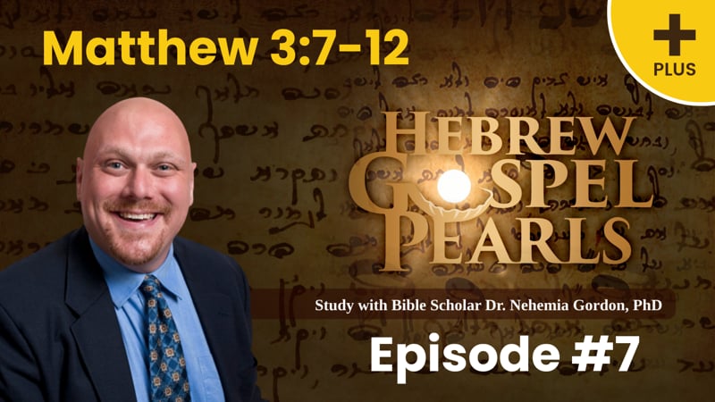 Hebrew Gospel Pearls PLUS #7 – Matthew 3:7-12
