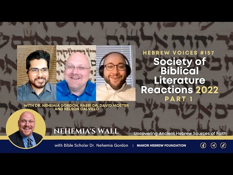 Hebrew Voices #157 – SBL Reactions 2022: Part 1