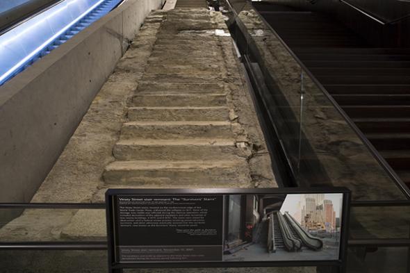 Survivors Stairs - Photo Courtesy of 9/11 Memorial & Museum